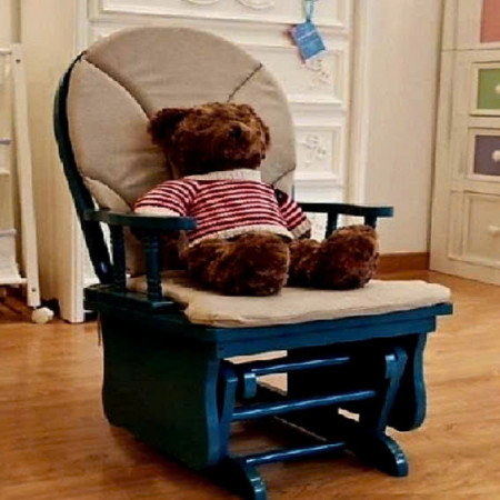 Ghế Lắc Trẻ Em - Màu Hồng : Nệm Ghế CaRo Hồng